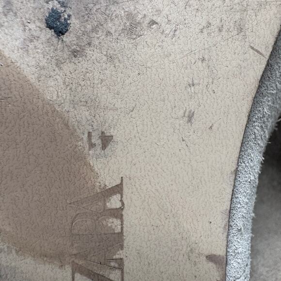 Zara Suede Over The Knee Boots Beige Tall Flat Heel Size 42 (11) - Picture 9 of 11